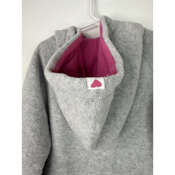 Girls GAP Grey and Pink Sweatshirt - Size 6-7 - Picture 5 of 8